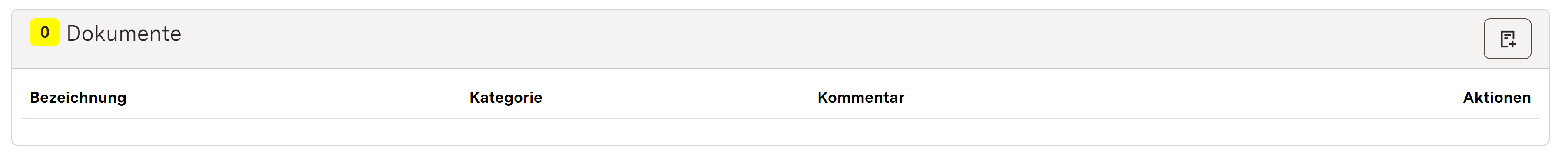 Neues Dokument hinzufügen